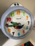 天王星（Telesonic）闹钟 创意学生时钟儿童卧室床头钟夜光闹表时尚小飞机客厅静音钟表玩具闹铃A1121-5蓝色 实拍图