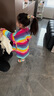 戴維貝拉（DAVE＆BELLA）夏季連衣裙兒童裙子女童吊帶裙女孩公主裙女寶寶夏裝嬰兒女裙薄款 水果印花 130 cm（(建議身高120-130cm） 曬單實(shí)拍圖