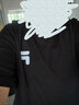 FILA FUSION斐樂(lè)潮牌多彩休閑短袖T恤夏季寬松純棉防曬涼感情侶上衣 深黑-BK（25年升級(jí)版） 2XL /185/104A 曬單實(shí)拍圖