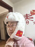 云見(jiàn)森知雷鋒帽冬季男女加厚保暖毛絨防寒護(hù)耳帽中國(guó)風(fēng)國(guó)旗毛茸茸滑雪帽子 國(guó)旗五角星白色 均碼 曬單實(shí)拍圖