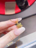 中國(guó)黃金（CHINA GOLD）足金雪花黃金吊墜女新款流蘇設(shè)計(jì)小眾七夕情人節(jié)禮物送女朋友老婆 雪花吊墜【贈(zèng)925鏈】 約1.1g 曬單實(shí)拍圖