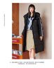 坦博爾羽絨服女中長(zhǎng)款可脫卸帽寬松保暖女士大衣厚TW236738 黑色 155  曬單實(shí)拍圖