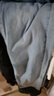 皮爾卡丹（pierre cardin）牛仔褲男夏季棉彈透氣修身商務(wù)修身直筒褲長褲子淺藍(lán)28碼 曬單實拍圖