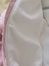 童泰秋冬季加厚婴儿衣服3月-2岁宝宝夹棉对开拉链连帽外出连体哈衣 粉色 80cm 实拍图