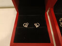 鳴鉆國際心語(yǔ)鉆石耳釘耳飾女鉆石耳環(huán)可定制鉑金版送老婆/女友新年禮物 PT950鉑金 曬單實(shí)拍圖