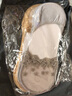 歐藍(lán)薇雅 船襪女蕾絲襪子夏天純色棉腳底襪底淺口隱形薄款硅膠防滑短襪套 膚色（2雙）+灰色（2雙） 均碼 曬單實(shí)拍圖