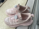德?tīng)柣菁咏q棉鞋童鞋女童運動(dòng)鞋男兒童休閑鞋皮面防水運動(dòng)鞋中大童跑步鞋 粉色 38 內長(cháng)24.5cm 曬單實(shí)拍圖