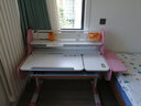 生活誠品實(shí)木兒童學(xué)習桌兒童書(shū)桌寫(xiě)字桌可升降學(xué)生桌課桌成長(cháng)書(shū)桌現代簡(jiǎn)約 ME7111(105CM)單桌粉 曬單實(shí)拍圖