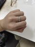 鑫萬福七夕禮物 鉑金鉆戒簡約鉆石男戒結婚男戒指送男友送父親生日禮物 現(xiàn)貨閃發(fā)PT950鉑金7分 曬單實拍圖