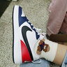 NIKE 耐克大童鞋男女休閑板鞋COURT BOROUGH兒童時尚舒適運動小白鞋 DV5456-131 38.5 【建議腳長24cm】 曬單實拍圖