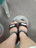 OTMX女士凉鞋新款夏季高跟女鞋子坡跟运动休闲罗马鞋鱼嘴厚底亮片潮鞋 620红色 37 晒单实拍图