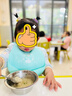 戴維貝拉（DAVE＆BELLA）輕薄兒童羽絨服女童外套男童衣服寶寶嬰幼兒小童羽絨內(nèi)膽男孩冬裝 綠底印花 100 cm（建議身高90-100cm） 曬單實(shí)拍圖