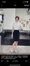 伊婭莎職業(yè)半身裙女夏季西裝包臀裙氣質(zhì)a字短裙女士工作裙高腰一步西裙 22038黑色短款【松緊腰/后開叉】 XL 推薦110-120斤 曬單實拍圖