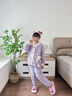 浪莎兒童睡衣法蘭絨女童秋冬加厚保暖睡衣中大童珊瑚絨家居服套裝 曬單實(shí)拍圖