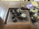 季慕家禪意 志野燒粗陶主人杯茶杯手工單杯復古茶具品茗杯窯變功夫茶具 志野-櫻吹雪點金-主人杯 100ml以下 曬單實拍圖