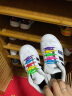 adidas「T头鞋」VL COURT板鞋小白鞋德训鞋男小童阿迪达斯轻运动 白色/黑色 28(165mm) 实拍图