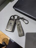馳界適用東風(fēng)標致308鑰匙套老款標志408折疊207金屬307汽車(chē)全包殼扣男 折疊款【槍灰】圓環(huán)繩扣 曬單實(shí)拍圖
