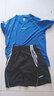 真維斯戶(hù)外運動(dòng)套裝男裝夏季健身服籃球服運動(dòng)服跑步服男士短褲短袖 藍色 XL 曬單實(shí)拍圖