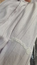 森馬（Semir）長(zhǎng)袖T恤女短款提花刺繡2025秋純棉蕾絲花邊修身開(kāi)衫109725101014 曬單實(shí)拍圖