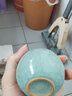 仟源匯（Qianyuanhui）汝窯茶杯主人杯個(gè)人單杯開(kāi)片冰花釉陶瓷品茗杯子功夫茶具茶碗茶盞 汝窯冰花龍蛋杯 曬單實(shí)拍圖