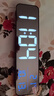 漢時(shí)（Hense）LED電子時(shí)鐘桌面臺鐘大數字鬧鐘電視柜座鐘擺件掛鐘創(chuàng  )意鐘表HA810 黑色藍燈（充電版） 曬單實(shí)拍圖