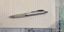 uni三菱按動中性筆UMN-207GG軟握筆按動式簽字筆0.7mm水筆記號筆商務(wù)辦公會議學(xué)生刷題黑筆 金屬銀 曬單實拍圖