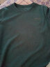 【兩件裝】北極絨長(cháng)袖T恤男圓領(lǐng)時(shí)尚百搭衛衣園領(lǐng)春季薄款男裝上衣男式男士春秋內搭打底衣服 62豆綠+62深藍 L/170 曬單實(shí)拍圖