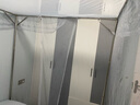 秀影蚊帳單開門防塵家用不銹鋼三通雙開門加粗加厚不銹鋼支架加密落地 A11純白雙開門 1.5*2米約26MM立柱不銹鋼三通 曬單實(shí)拍圖