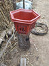 靈臺(tái)山水泥花盆模具六角歐式加厚盆景模子模型小號(hào)塑料戶外花盆裝飾擺件 42六角荷花 曬單實(shí)拍圖