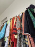 服裝店展示架納米金色服裝架女裝貨架落地式掛衣架衣服架子陳列架 長150*寬40*高170*cm 官方標配 曬單實拍圖