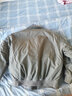 CHINISM CH赤塵美式復(fù)古飛行員夾克棉服男士潮流簡約加厚保暖棉衣外套 橄欖綠 XL 曬單實拍圖
