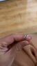 周生生七夕禮物 Pt950鉑金戒指白金心型戒指 女戒 54960R 計(jì)價(jià) 13圈 - 2.34克(含工費(fèi)300元) 曬單實(shí)拍圖