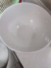 洁雅杰陶瓷面碗个人专用白瓷碗中式6英寸反边米饭碗微波炉可用4只装家用 实拍图