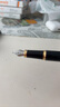 派克（PARKER） 鋼筆學(xué)生套裝 商務(wù)送禮定制刻字男女生日 畢業(yè)禮物 禮品文具簽字墨水筆 IM純黑麗雅金夾墨水筆 曬單實(shí)拍圖