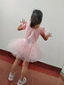 南瓜精靈兒童舞蹈服女童短袖春夏季連體練功服幼兒芭蕾舞裙中國舞體操服裝 淺粉色【短袖】 120 (建議110-120cm 33-38斤) 曬單實(shí)拍圖