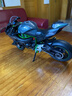 赟婭川崎h2r摩托車(chē)模型仿真合金機車(chē)模型玩具1:9擺件男生生日禮物新年 川崎H2R 賽道版+實(shí)木發(fā)光展示盒 曬單實(shí)拍圖
