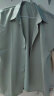 初申短袖衬衫女慵懒风设计感小众垂感复古港味休闲通勤上衣 S134C1677 实拍图