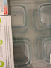 奧秀（OXO）寶寶玻璃輔食盒冷凍食品儲存保鮮盒外出便攜家用可微波4*120ml 青綠色 曬單實(shí)拍圖