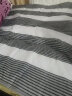 月语 家纺  学生宿舍用床垫床褥褥子大学寝室单人垫背0.9米床 黑白条 100cm*200cm 实拍图