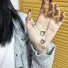 老鳳祥莫比烏斯環(huán)銀項鏈男女情侶一對吊墜七夕情人節(jié)生日禮物送女友老婆 京速達*莫比烏斯環(huán)項鏈【情侶一對】 曬單實拍圖