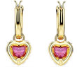 施華洛世奇（SWAROVSKI）CHROMA愛(ài)心造型 耳飾耳環(huán)耳釘七夕情人節(jié)生日禮物女5684760 曬單實(shí)拍圖