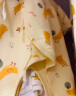 童泰0-6个月婴儿连体衣秋冬纯棉宝宝夹棉衣服新生儿蝴蝶哈衣2件装 黄色 66cm 实拍图