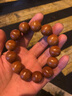 魅祥 橄欖核鐵核正圓光珠水晶核無(wú)補(bǔ)無(wú)漏三無(wú)同軸南工手工素珠文玩手串 鐵核無(wú)補(bǔ)無(wú)漏 18mm 曬單實(shí)拍圖