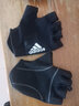 adidas阿迪達(dá)斯健身手套男運(yùn)動(dòng)防護(hù)手套女器械啞鈴防滑護(hù)掌半指耐磨透氣 新白LOGO基礎(chǔ)款  M碼 掌圍17-19cm 曬單實(shí)拍圖
