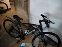 飛鴿公路車(chē)自行車(chē)直把公路車(chē)男女學(xué)生成人跑車(chē)變速公路賽單車(chē)競速賽車(chē) 黑色/30刀/輻條輪 700C（適合160cm-190cm騎行） 21速高配 曬單實(shí)拍圖