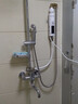 奧唯士（AIWISHE）即熱式電熱水器電家用小型淋浴洗澡快速熱衛(wèi)生間變頻恒溫免儲(chǔ)水快速直熱 白色3500W廚寶+漏保插頭 曬單實(shí)拍圖