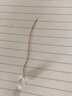 阿梵尼18K金四葉草耳釘女水滴形18K金石榴石心形耳線芙蓉石女 水滴形芙蓉石耳線 曬單實拍圖