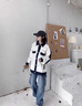 TAGD中國(guó)官方品牌店 翻領(lǐng)寬松層次感拼色夾克男女春季潮外套男女同款 拼色（款式偏寬松） M （建議身高165-175） 曬單實(shí)拍圖