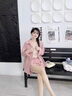 韓璐嬌（hanlujiao）休閑短褲套裝女夏季2024新款氣質(zhì)可鹽可甜防曬衫小個(gè)子顯高三件套 粉紅色三件套 M（建議100-110斤） 曬單實(shí)拍圖