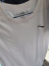 李宁（LI-NING）羽毛球健身运动户外跑步训练休闲短袖T恤ATSP503-2 白色 S码 男款 实拍图